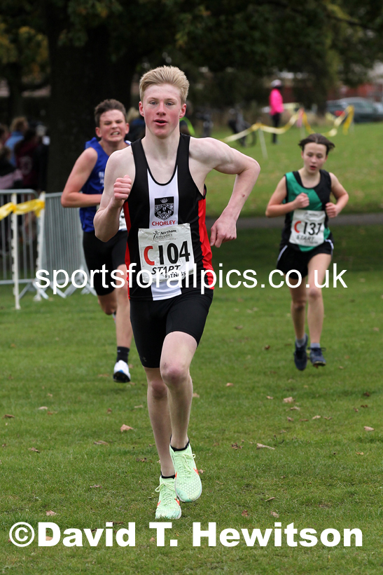 Boys under-15s Northern Cross Country Relays, Graves Park, Sheffield. Photo: David T. Hewitson/Sports for All Pics